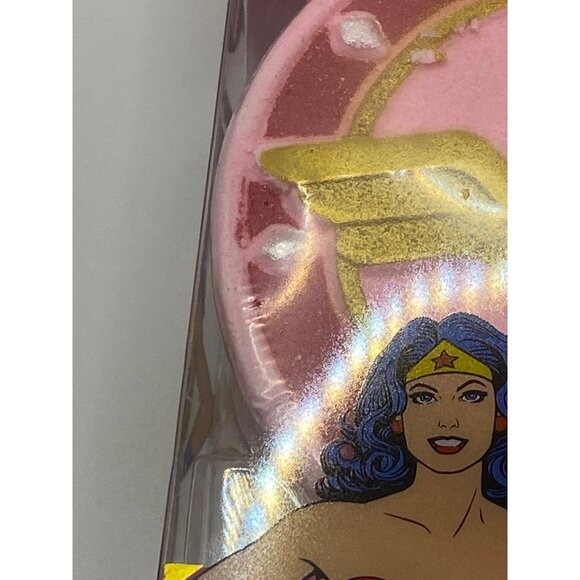 Wonder Woman Hand-Painted Bath Bomb Watermelon Bubblegum Scented Clean Beauty In - Picture 6 of 12